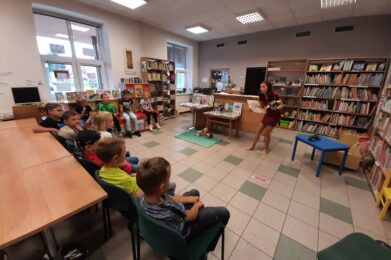 Druhá třída v Knihovně B. B. Buchlovana – pobočka Kasárna