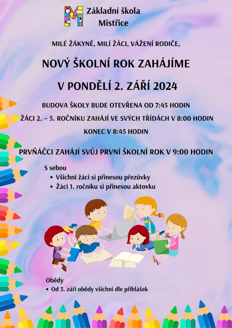 Školní rok 2024-2025