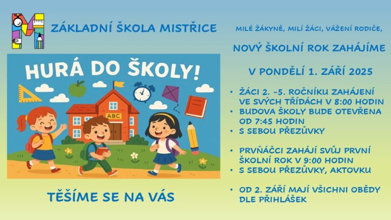 Zahájení školního roku 2025/2026