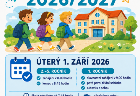 Zahájení školního roku 2026/2027